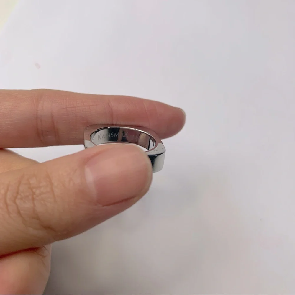 KAMSMAK Circle Meet Square RING - Picture 6 of 10